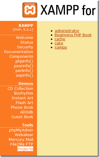 xampprojects2