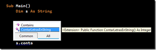 Metodo de Extension