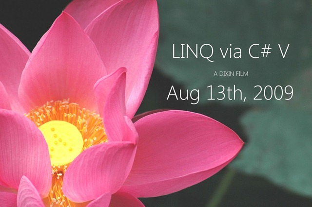 LinqViaCSharp5_Dixin_PosterDesign