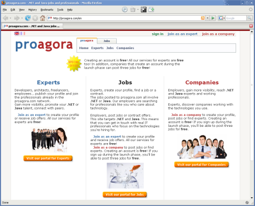 proagora.com home page
