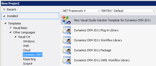 CRM Developer Toolkit on Visual Studio 2012