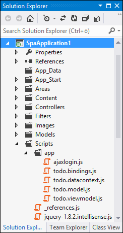 ASP.NET Single Page Application JavaScript files