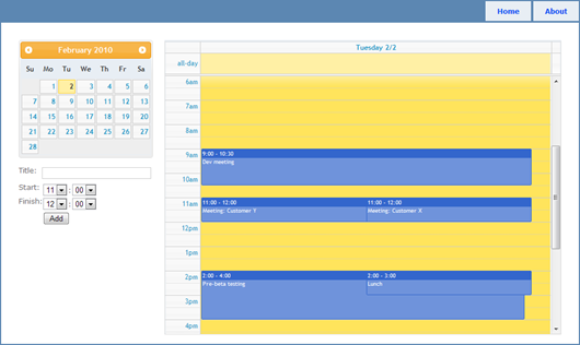 FullCalendar working with jQueryUI DatePicker