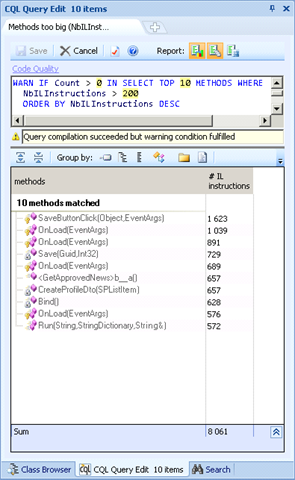 NDepend: Methods too big (NbILInstructions)