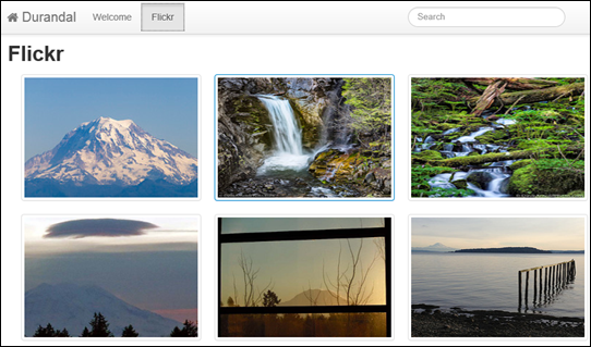 Single Page Application: Durandal
