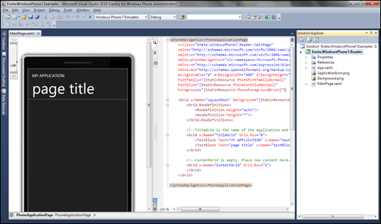 Windows Phone Application