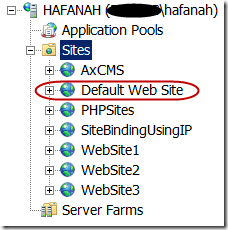 IIS Default website