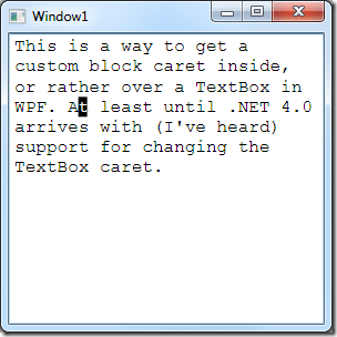 CustomCaret
