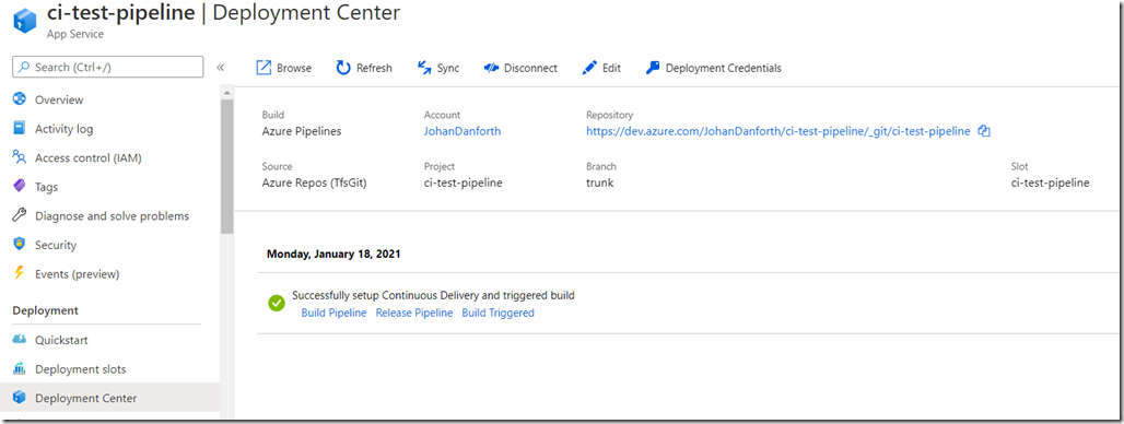 deployment center 5