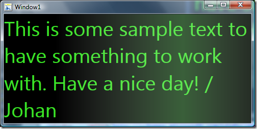 Sample app