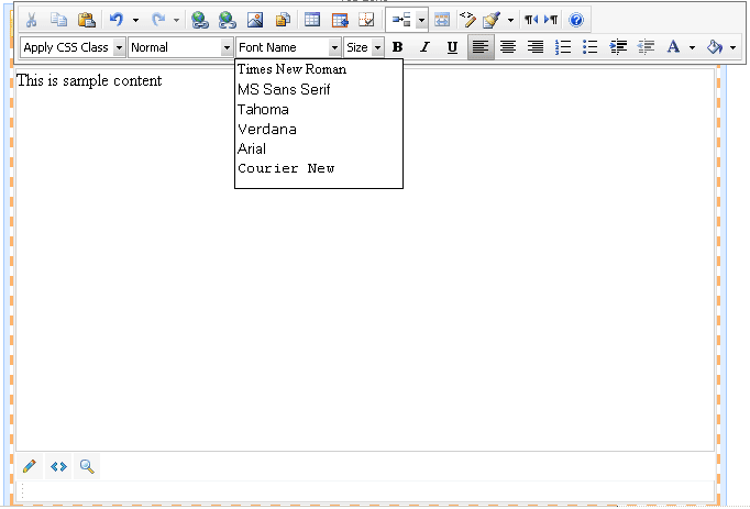 Telerik MOSS Editor