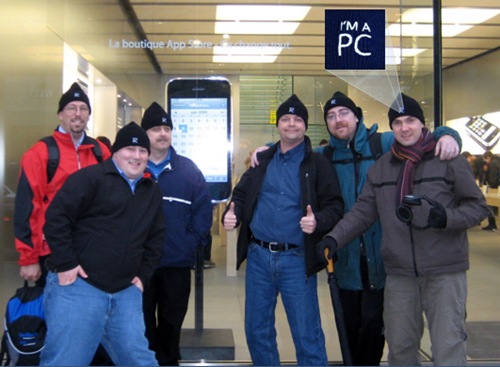 I'M A PC at Apple Store