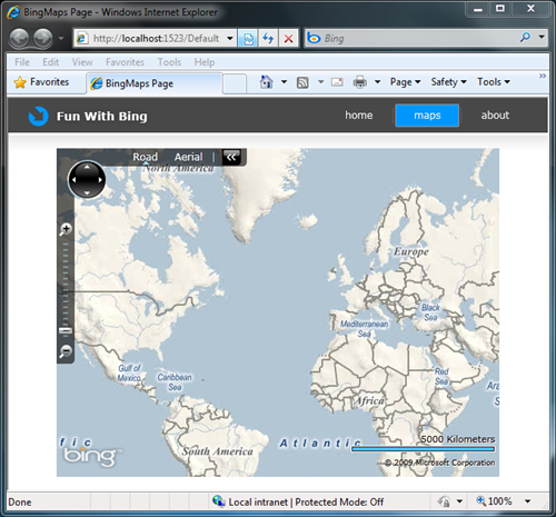 Bing Maps Silverlight control
