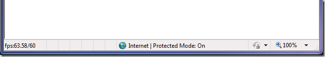 EnableFramerateCounter in IE