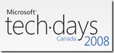 Microsoft TechDays Canada 2008