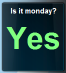Is it friday Vista gadget