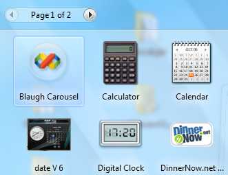Mashup in Vista Gadget