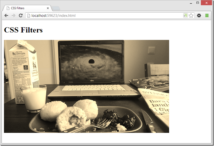 2 - Sepia demo
