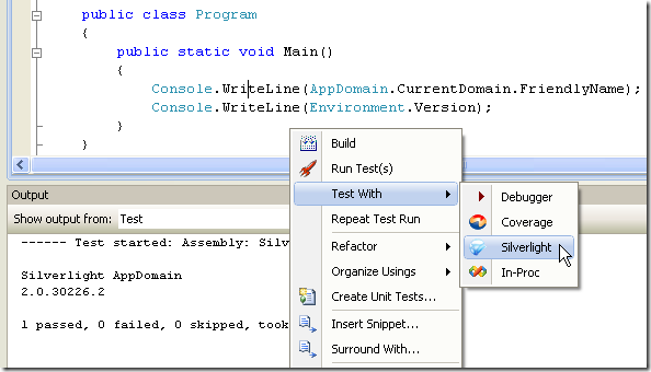 TestWithSilverlight2