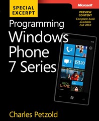 Programming Windows Phone 7 Series by Charles Petzold