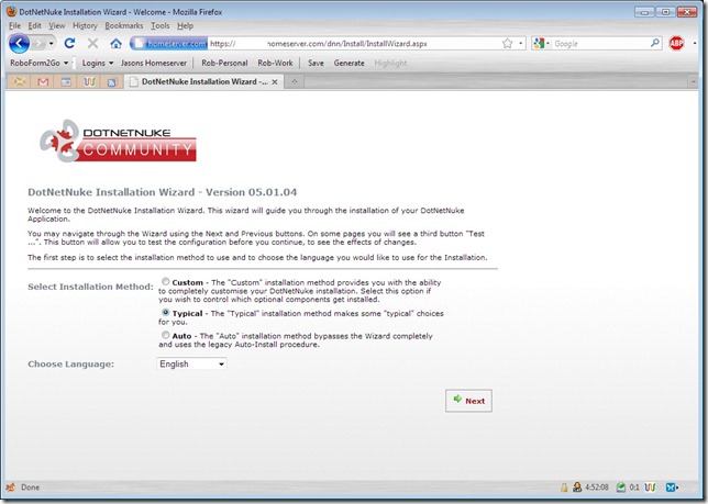 DNNInstallWizard