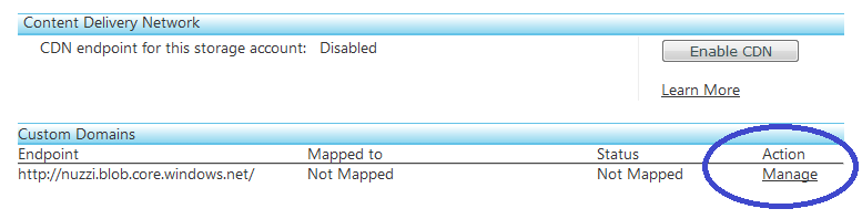 Figure 2.0 - Create the Custom Domain
