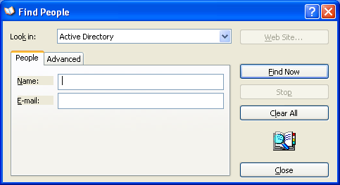 Find People Dialog