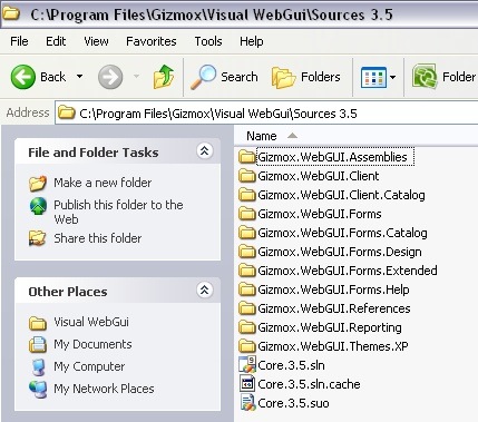 SourceCode folders