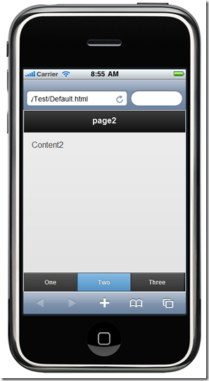 Active button in navbar in Jquery Mobile