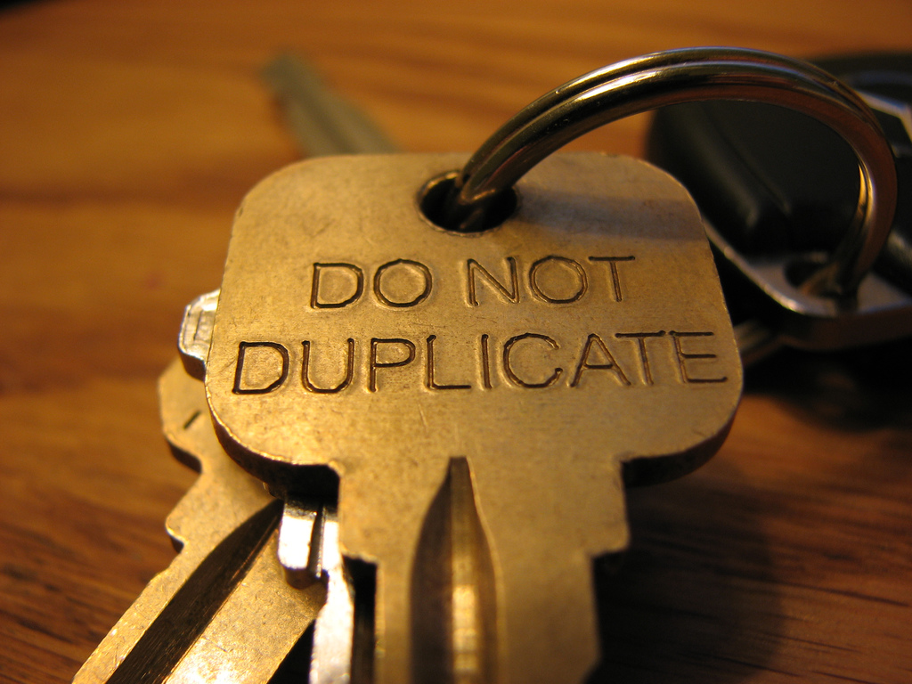 Do not duplicate